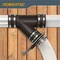 Powertec 4 in. Dust Collection Hose Y-Fitting Connector with Blast Gate and Dust Control Flex Cuff 70359 - alternate 2